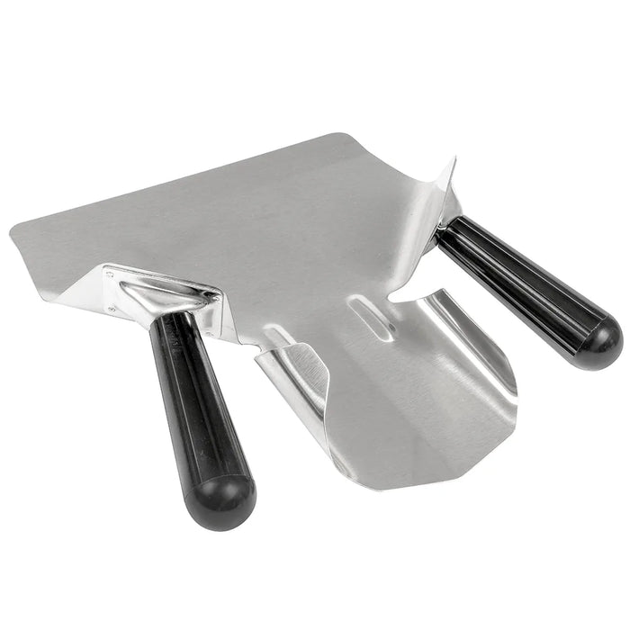 Winco FFB-2 - French Fry Scoop, Double Handle, Stainless Steel