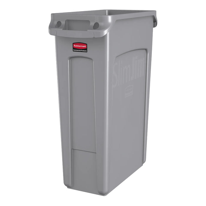 Rubbermaid FG354060GRAY - Slim Jim Container, 23 Gal, Gray
