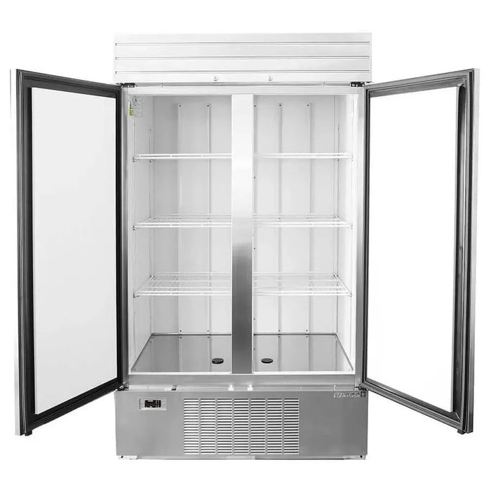 Habco SF46HCSX - 47.5" Stainless Steel 2 Solid Door Reach-In Freezer