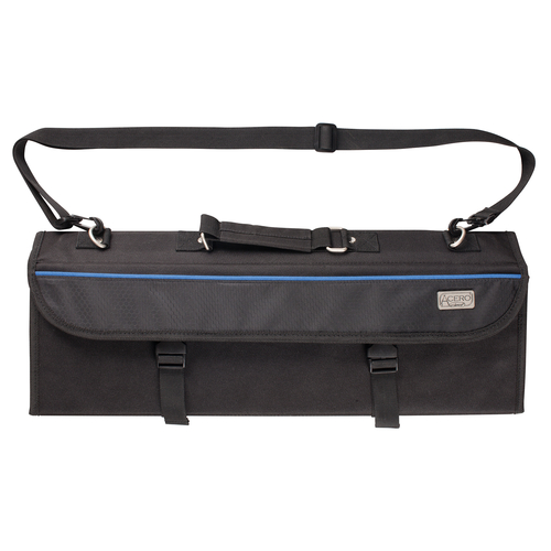 Winco KBG-11 - Knife Bag, 11 Compartment, Nylon, Black