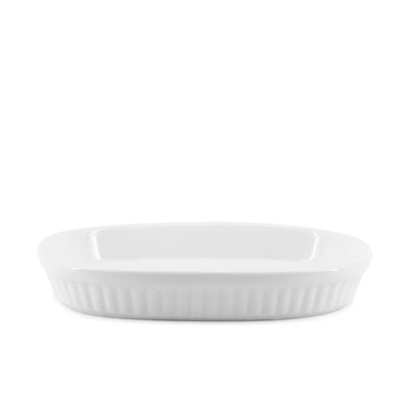 Magnum MAG4026 - Baking Dish, 7 oz, Oval, Ceramic, White