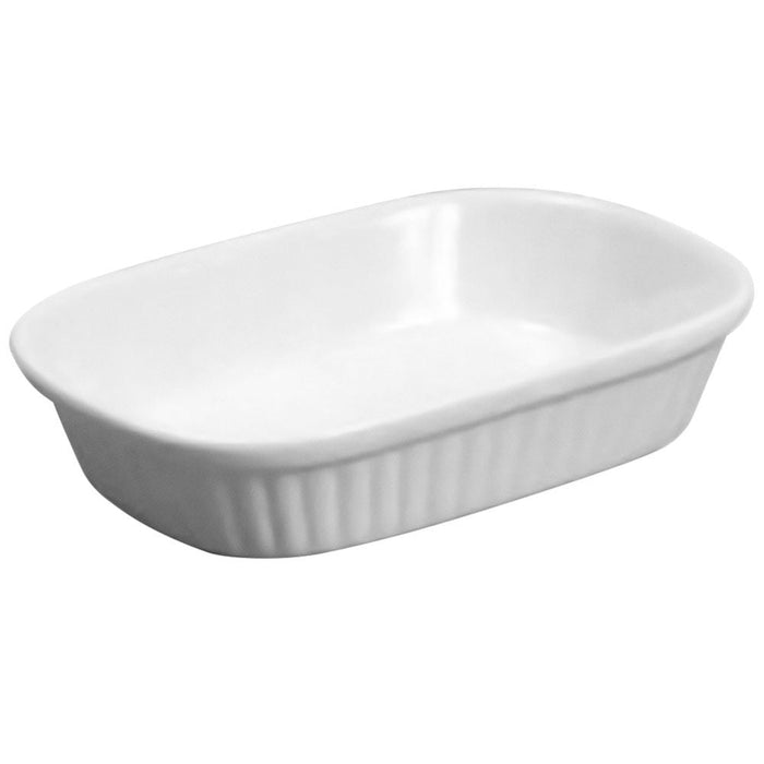 Magnum MAG4028 - Baking Dish, 11 oz, Rectangular, Ceramic, White