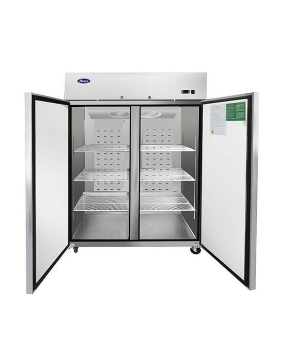 Atosa MBF8005GR - 52" 2 Solid Door Reach-In Refrigerator