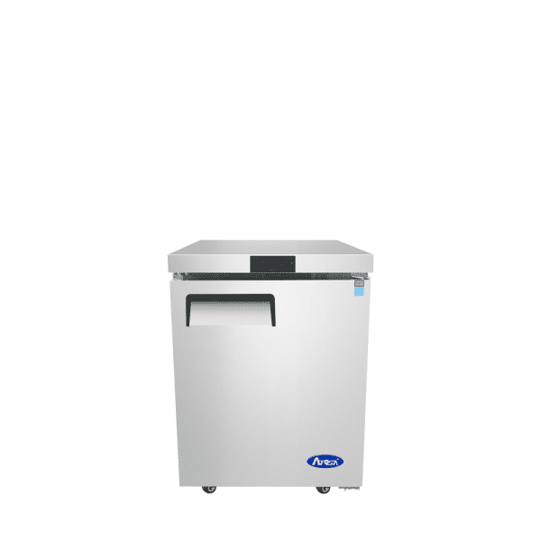 Atosa MGF24RGR - 24" 1 Solid Door Undercounter Refrigerator Shallow Depth