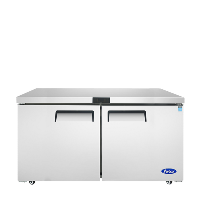 Atosa MGF8407GR - 60" 2 Solid Door Undercounter Freezer