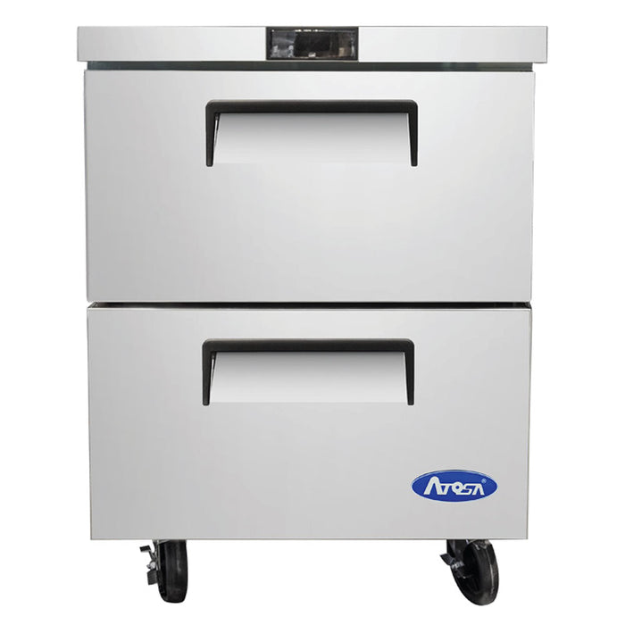 Atosa MGF8415GR - 27" 2 Drawer Undercounter Refrigerator
