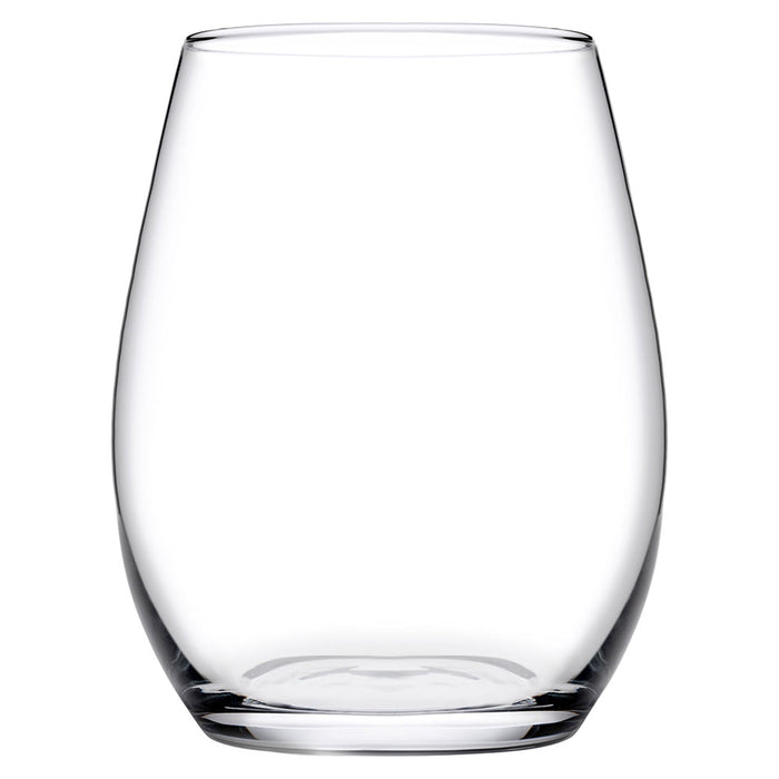 Pasabahce, PG42085824 – Wine Glass, 14.75 oz, Stemless, Pack of 12, Clear