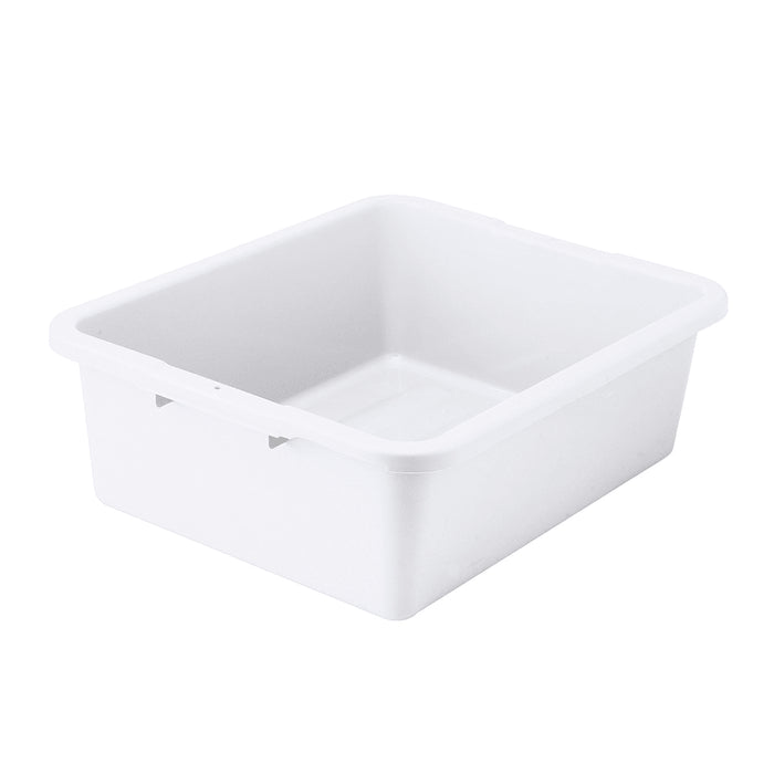 Winco PLW-7W - Dish Box, 7" Deep, Polypropylene, White