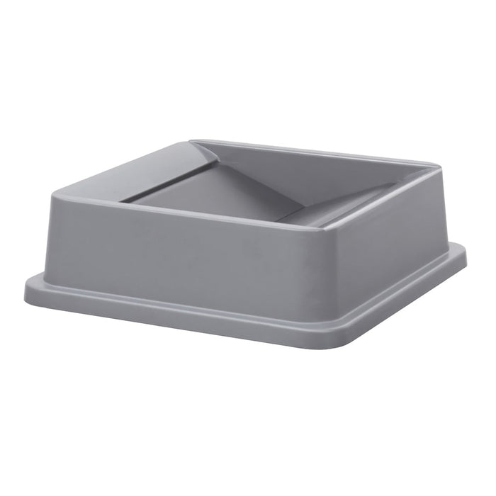 Winco PTC-SL23G - Lid for PTC-S23G Trash Can, Gray Plastic