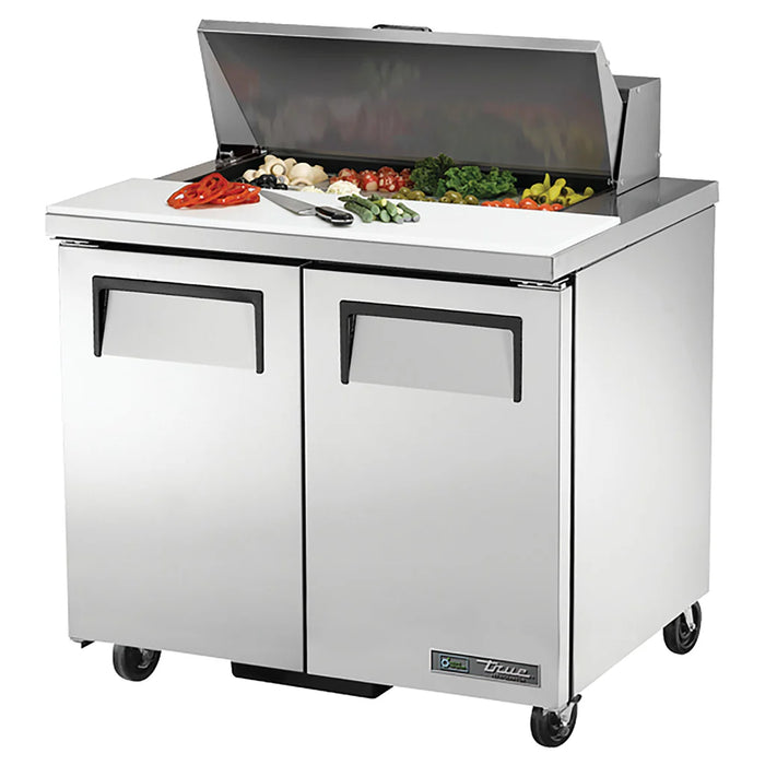 True TSSU-36-08-HC - 36" 1 Door Sandwich/Salad Prep Table Refrigerated 8 Pan