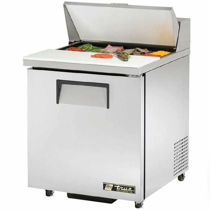 True TSSU-27-08-HC - 27" 1 Door Sandwich/Salad Prep Table Refrigerated 8 Pan