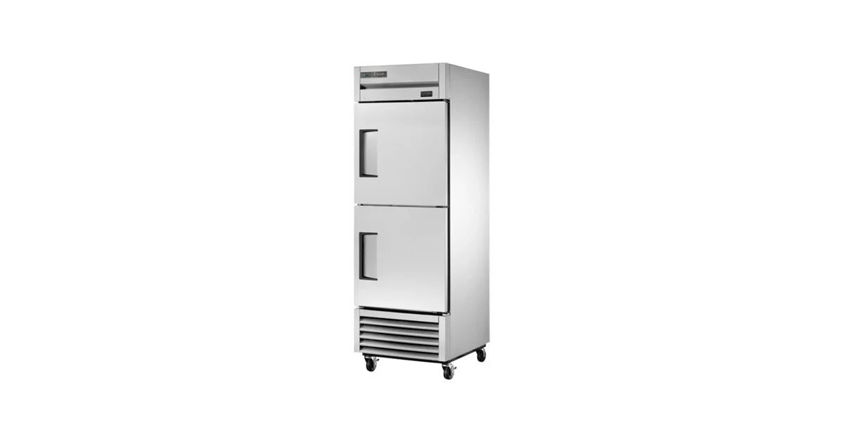 True T-23F-2-HC - 27" 2 Half Swing Solid Door Reach-In Freezer