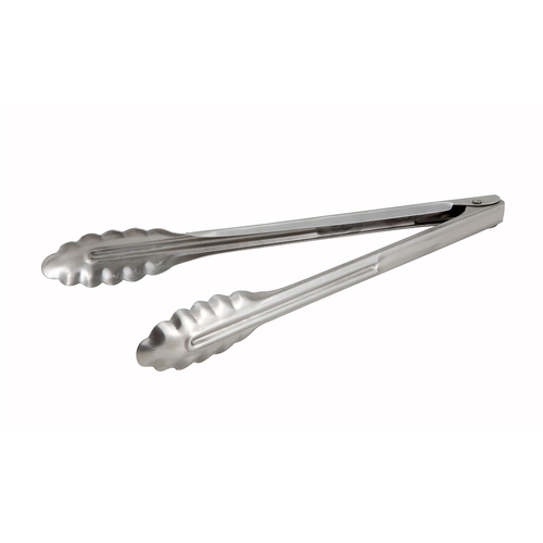 Winco UT-12 - Utility Tong, 12", Stainless Steel