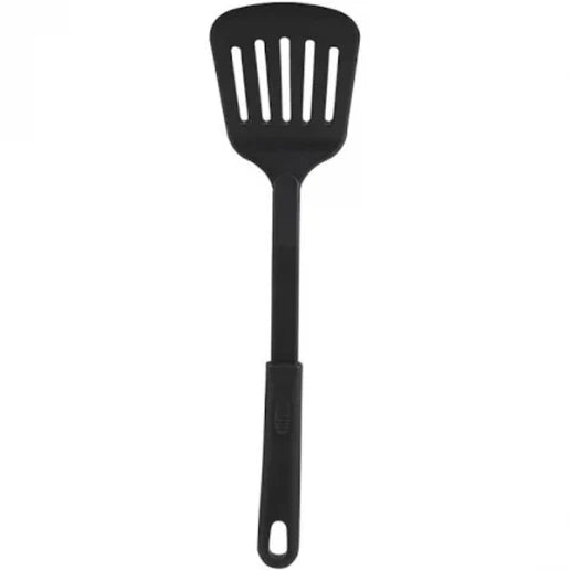 Winco NC-WS - Slotted Spatula, Black, Nylon