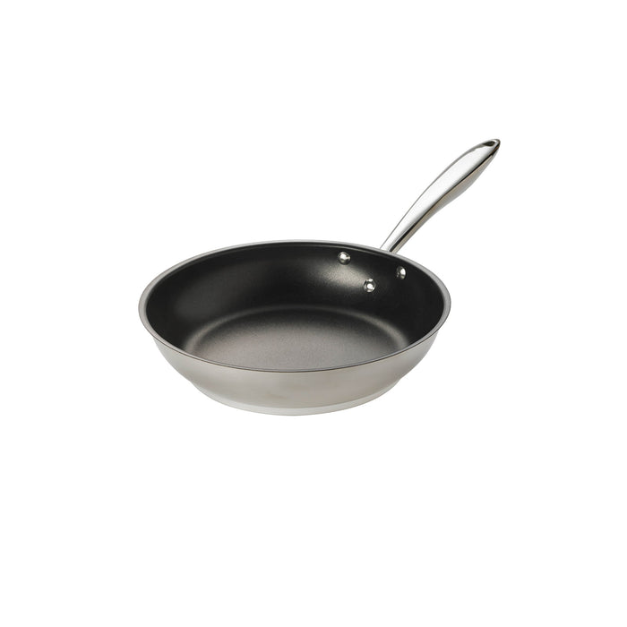 Browne 5724058 – Thermalloy Fry Pan, 8", Non‑Stick, Stainless Steel