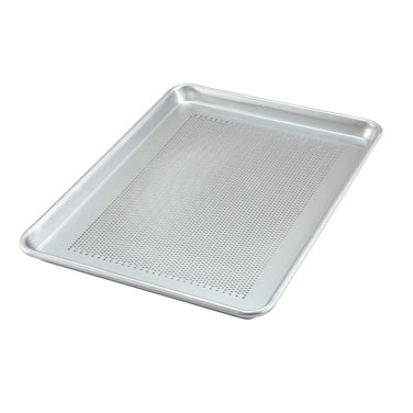 Winco ALXP-1318P - Bun Pan, Half Size, Perforated, Aluminum
