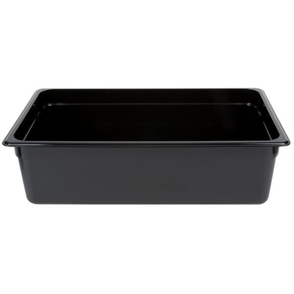 Cambro 16CW110 - Camwear Food Pan, Full Size, 6" Deep, Black