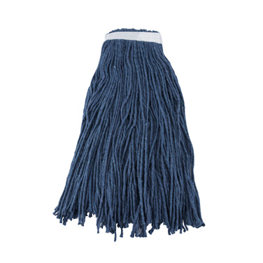 Winco MOP-24C - Mop Head, 24 oz, Blue Cotton Blend