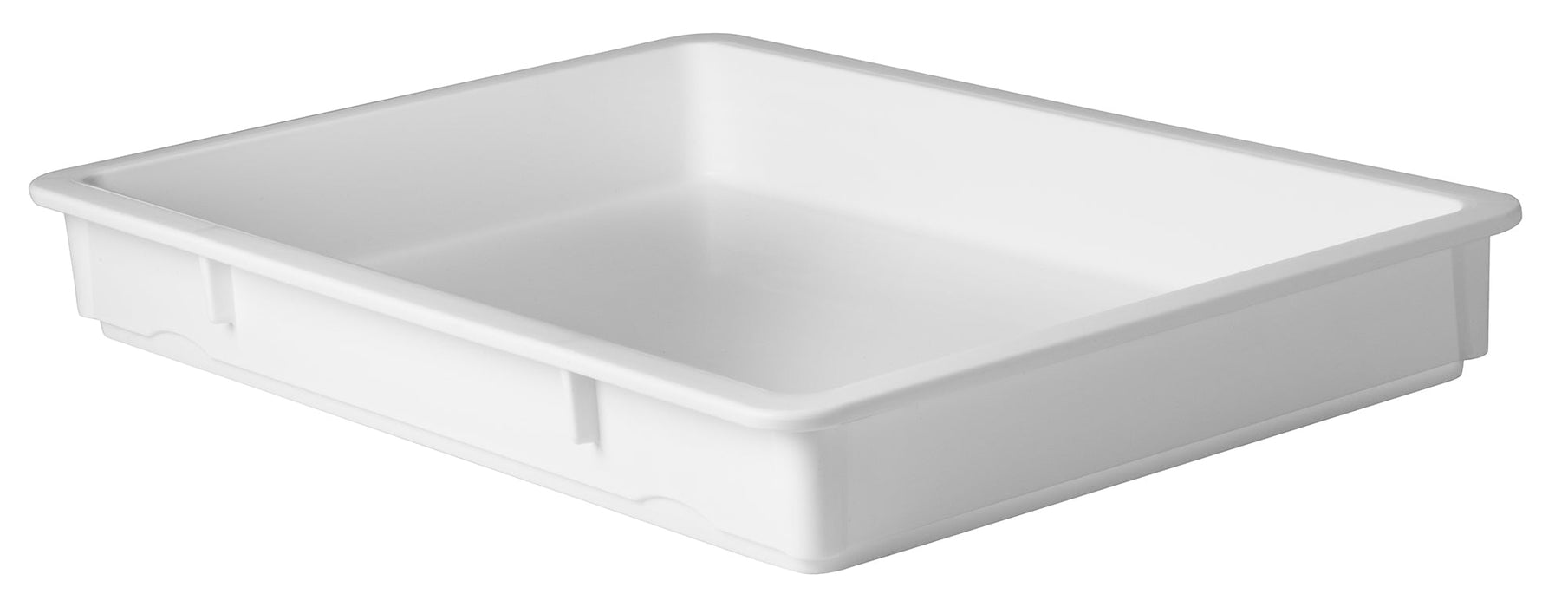 Winco PL-3N - Pizza Dough Box, 25-5/8" x 18" x 3.25"H, White, Polypropylene