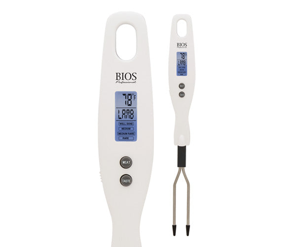 THERMOMETER BBQ FORK, STEM 4.75/", -9 TO 109'C/15.8 TO 228'F