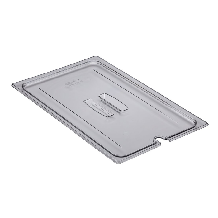 Cambro 10CWCHN135 - Camwear Food Pan Cover Lid w/ Handle, Full Size, Clear