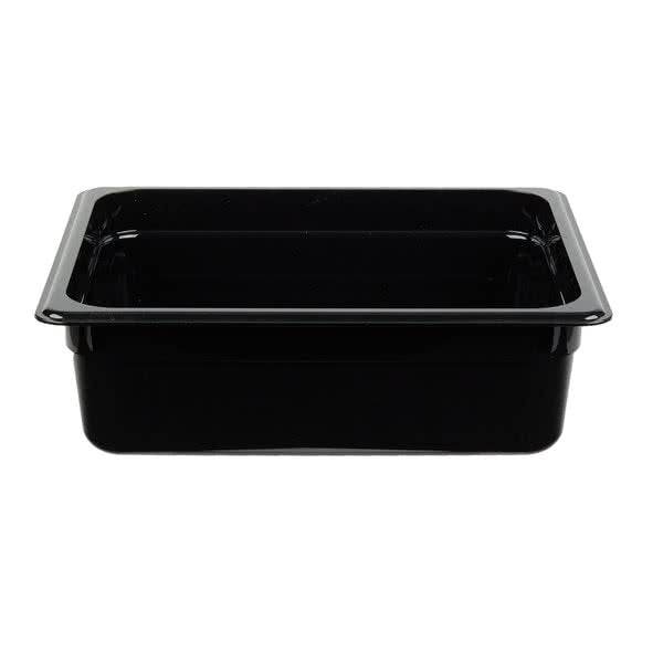 Cambro 24CW110 - Camwear Food Pan, 1/2 Size, 4" Deep, Black