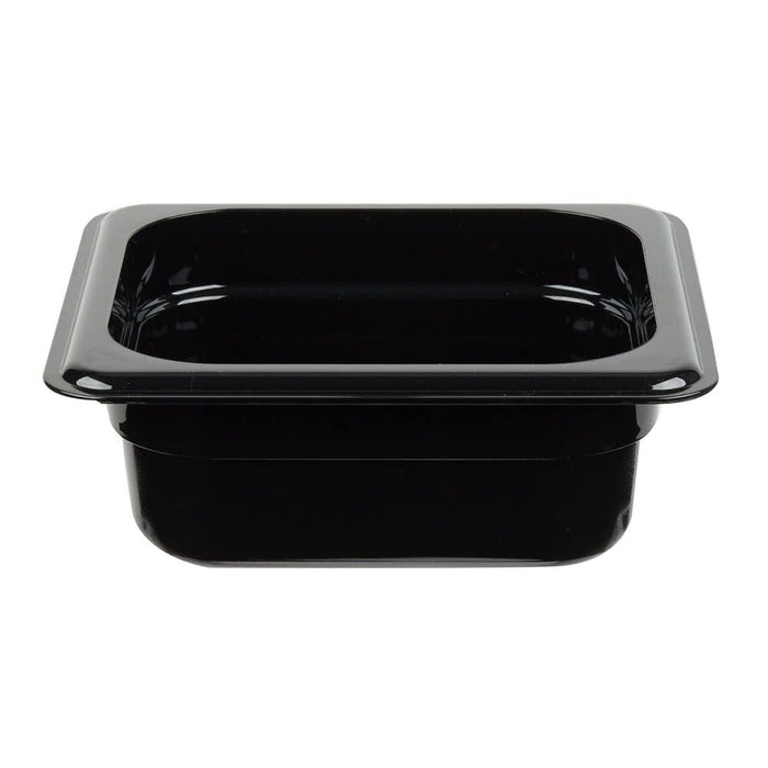 Cambro 62CW110 - Camwear Food Pan, 1/6 Size, 2.5" Deep, Black