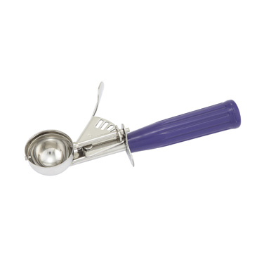 Winco ICD-40 - #40 Disher, 7/8 oz, Purple Handle