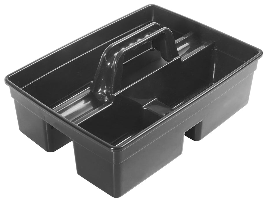 Winco PJC-1511K - Janitorial Caddy, Black Plastic