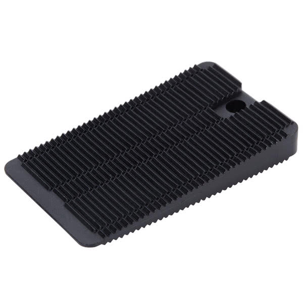 Winco TW-75B - Table Wedge, Flexible, Black, Pack of 75
