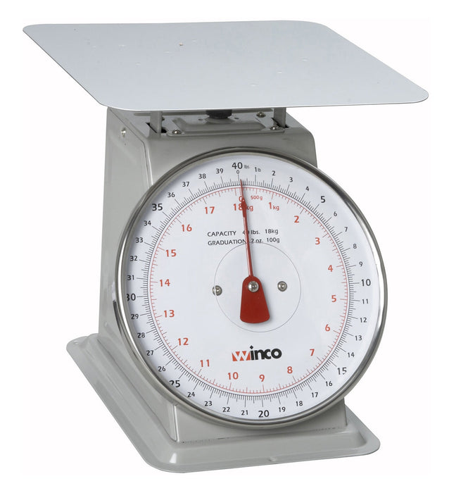 Winco SCAL-840 - Portion Scale, 40 lb x 2 oz / 18.18 kg x 100 g