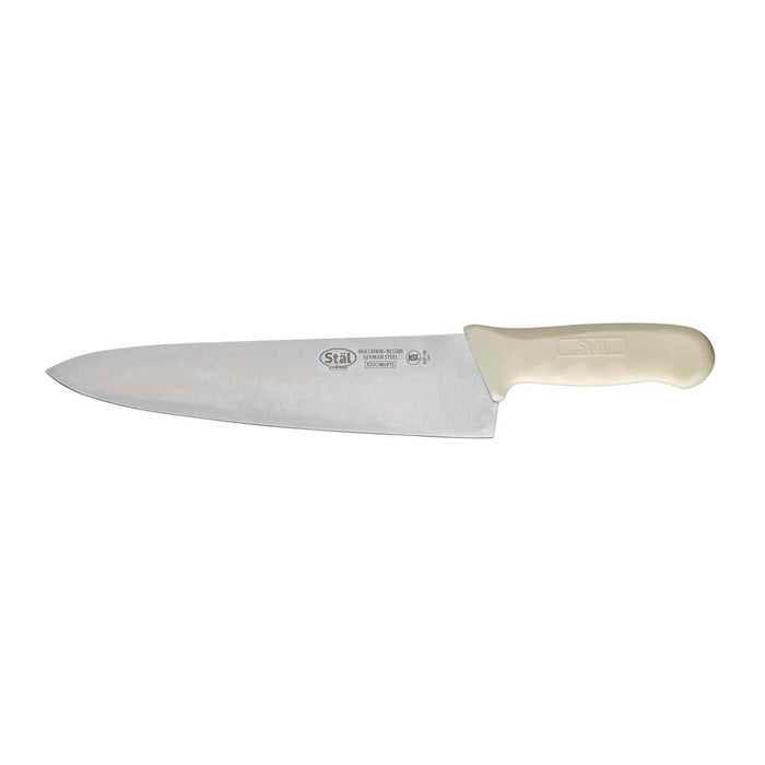 Winco KWP-100 - Stäl 10" Chef Knife, White Handle