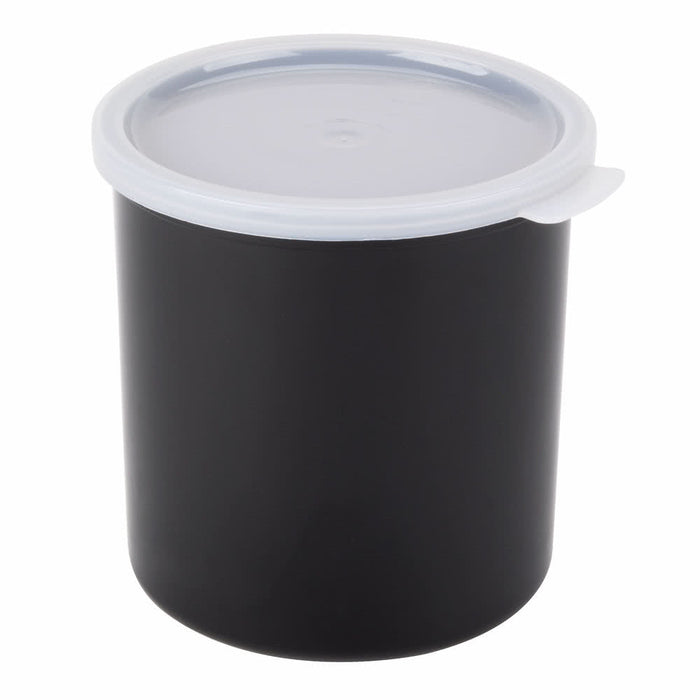 Cambro CP12110 - Crock w/ Lid, 1.2 Qt, Black
