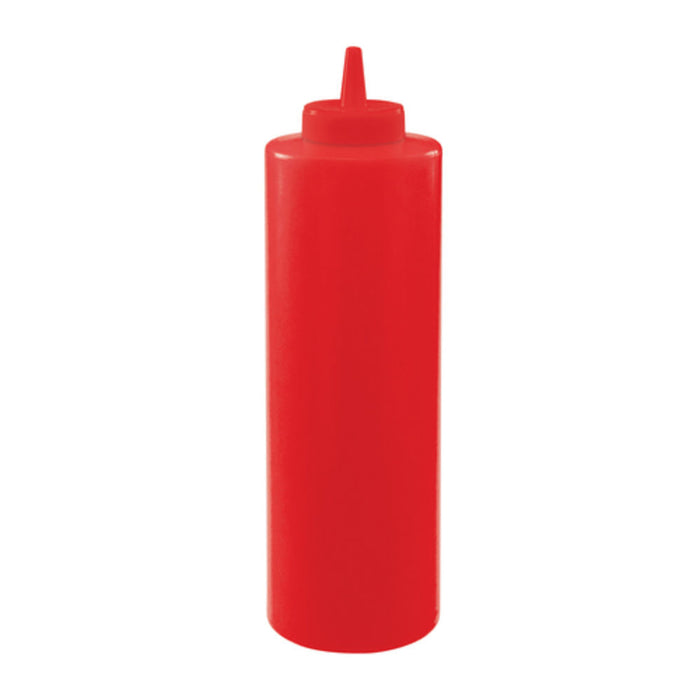 Winco PSB-24R - Squeeze Bottle, 24 oz, Red, Pack of 6
