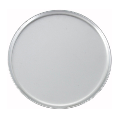 Winco APZC-12 - Coupe Style Pizza Pan, 12", Wide Rim, Aluminum